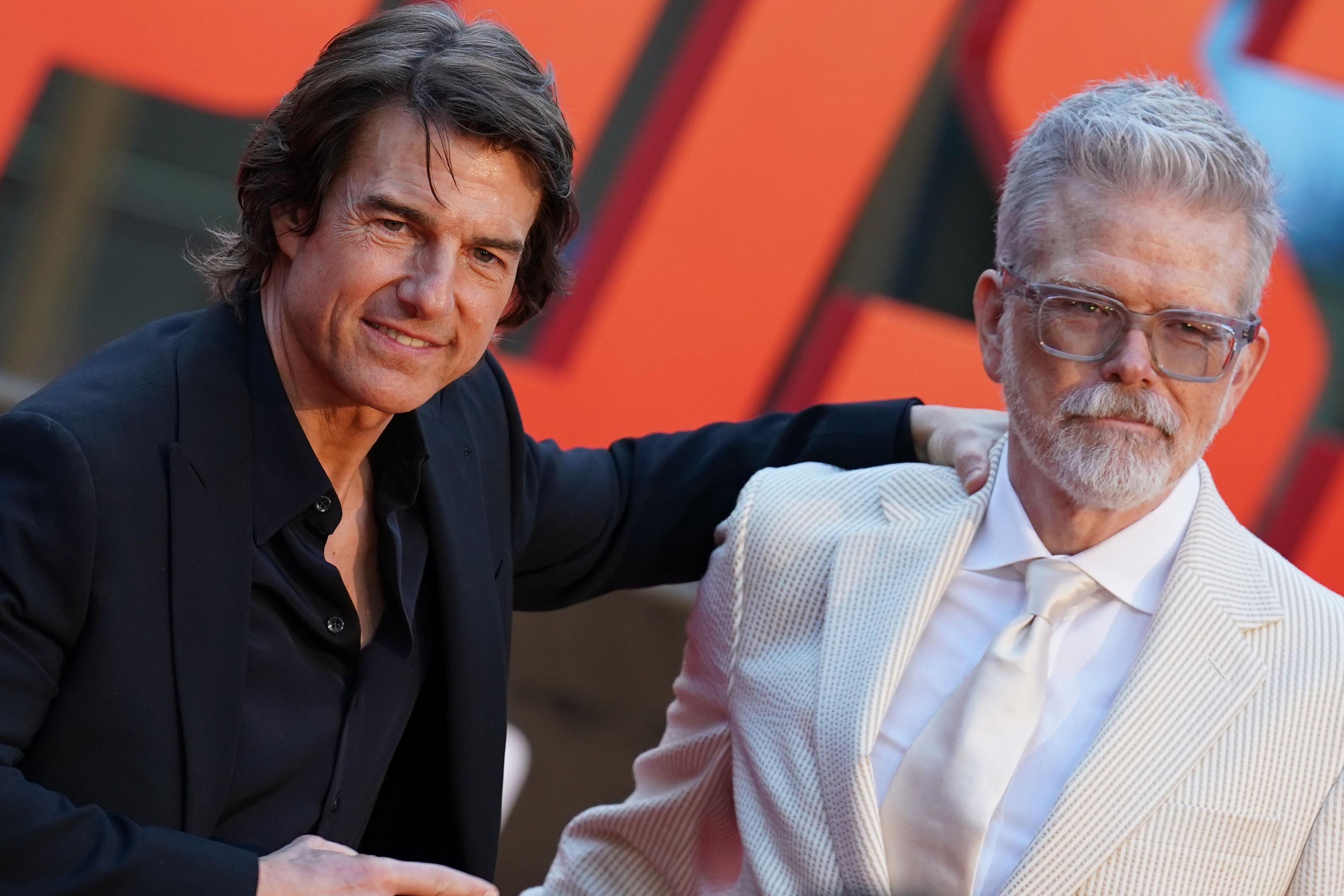 Tom Cruise, Christopher McQuarrie at arrivals for MISSION: IMPOSSIBLE - THE FINAL RECKONING Premiere, Lincoln Center Fountain Plaza, New York, NY, May 18, 2025. Photo By: Kristin Callahan/Everett Collection