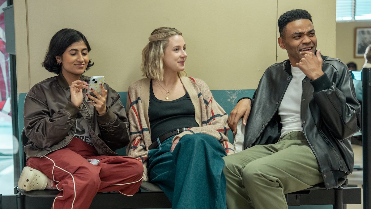 "ADULTS" -- “Have You Seen This Man?” -- Season 1, Episode 3 — Pictured (L-R): Amita Rao as Issa, Lucy Freyer as Billie, Owen Thiele as Anton. CR: Rafy/FX