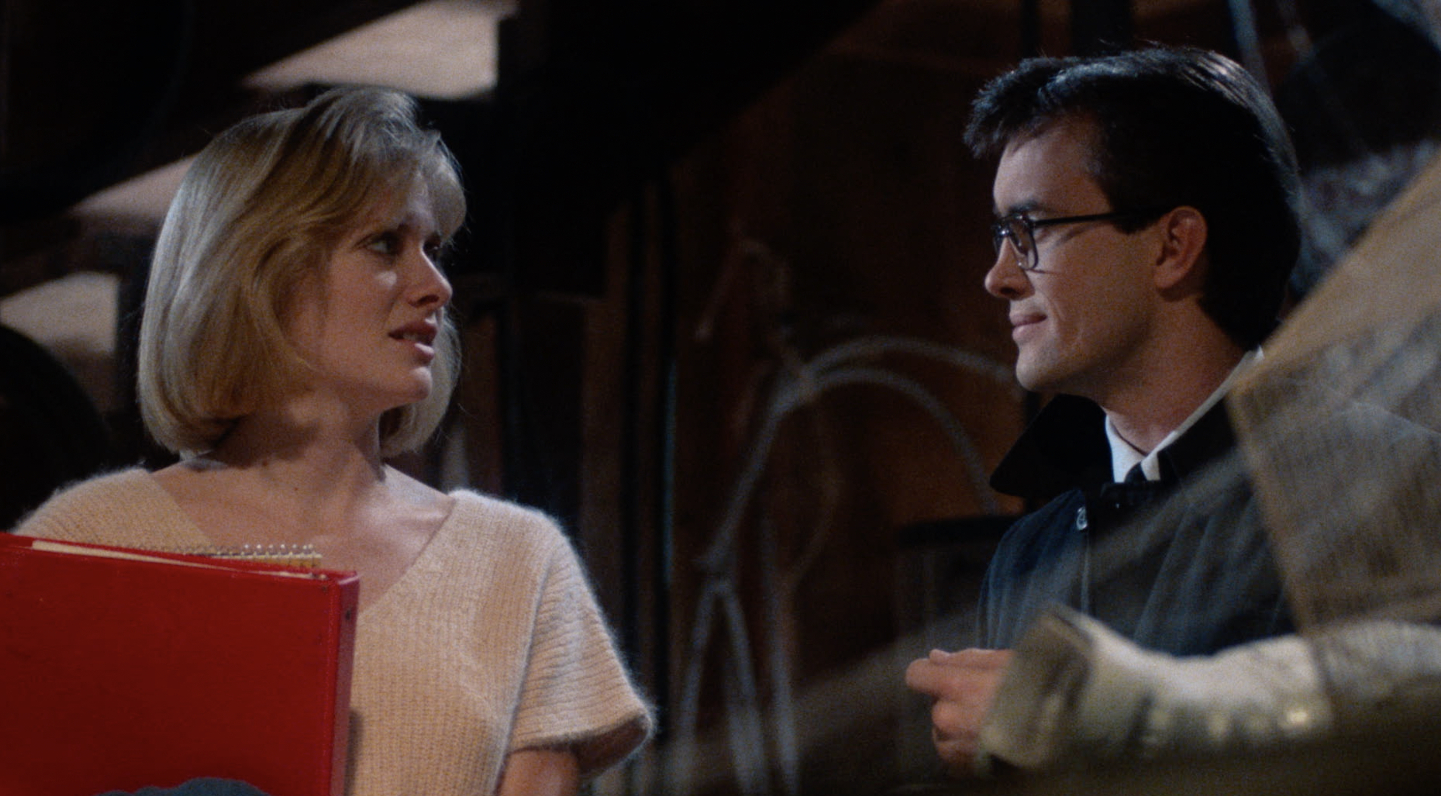 Barbara Crampton and Jeffrey Combs