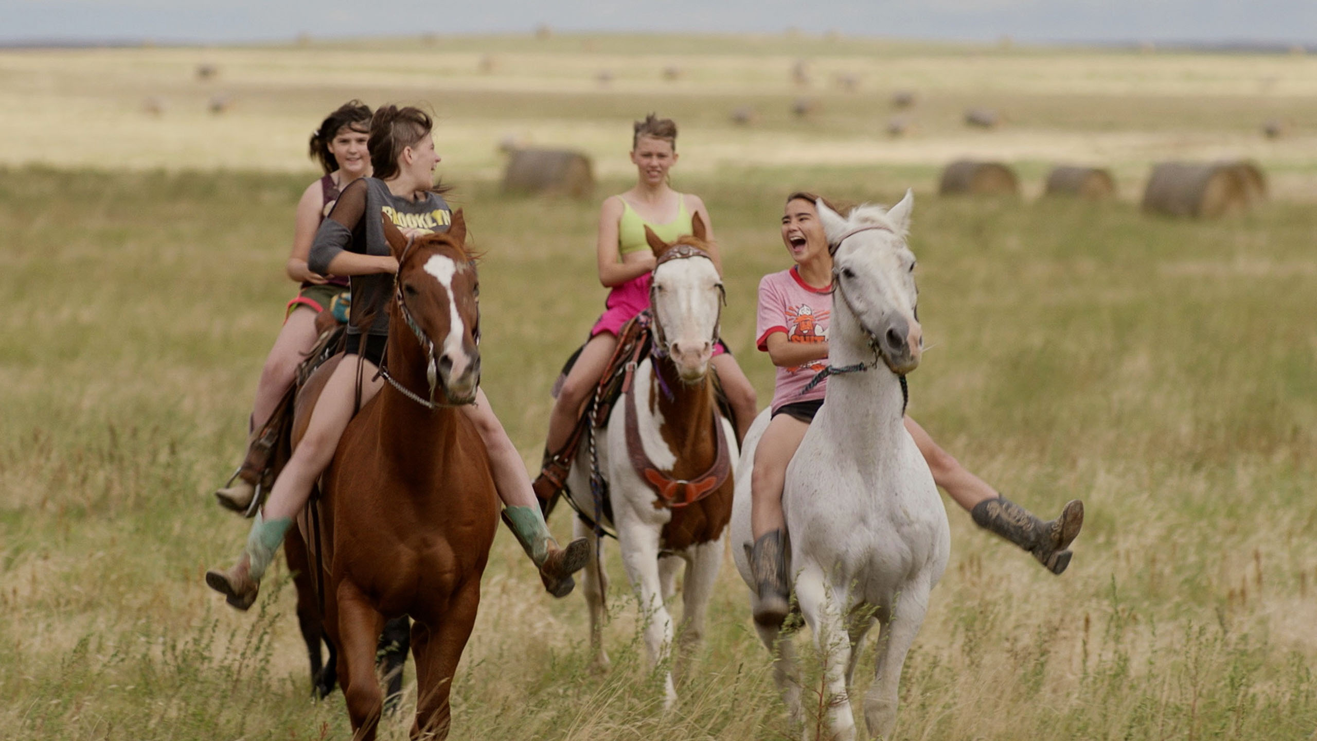 Porshia Zimiga, Brynn Darling, Leanna Shumpert and Chancey Ryder Witt appear in East of Wall by Kate Beecroft, an official selection of the 2025 Sundance Film Festival. Courtesy of Sundance Institute.