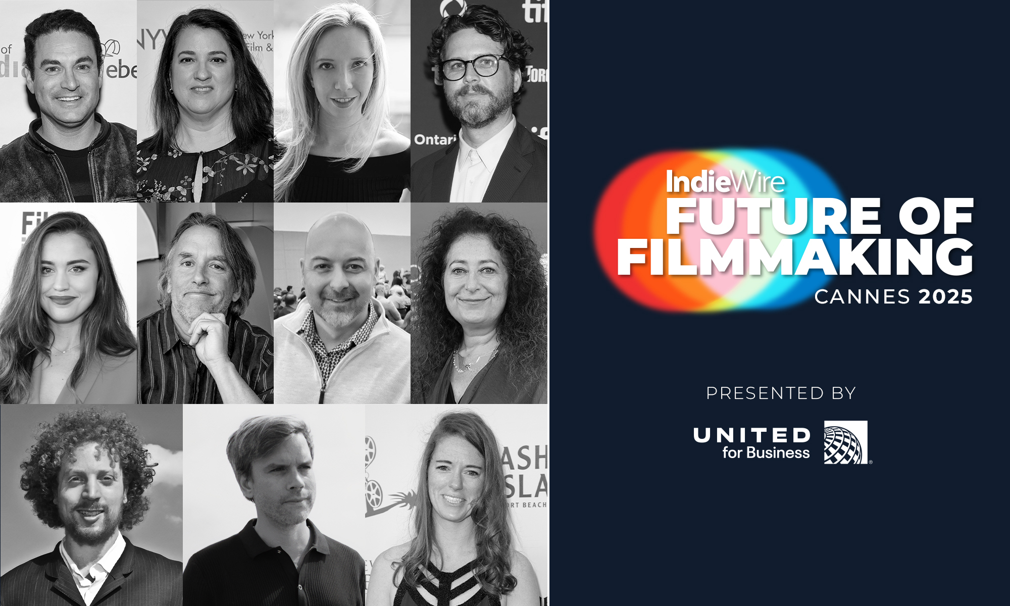 IndieWire's lineup of Future of Filmmaking panels, presented by United for Business, at the 2025 Cannes Film Festival.