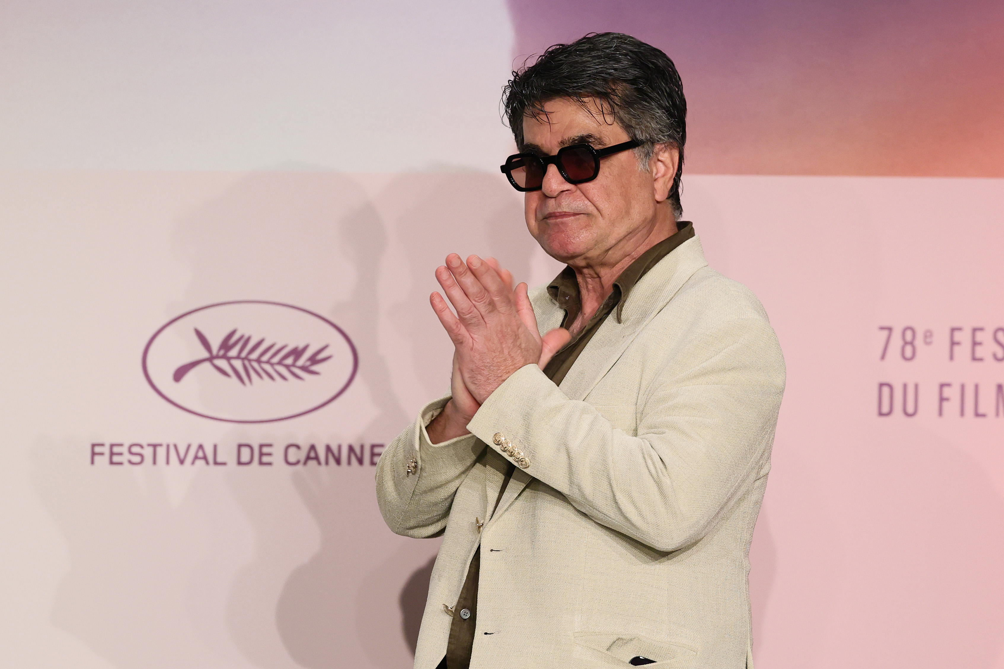 Jafar Panahi at the 'It Was Just a Simple Accident' Cannes press conference