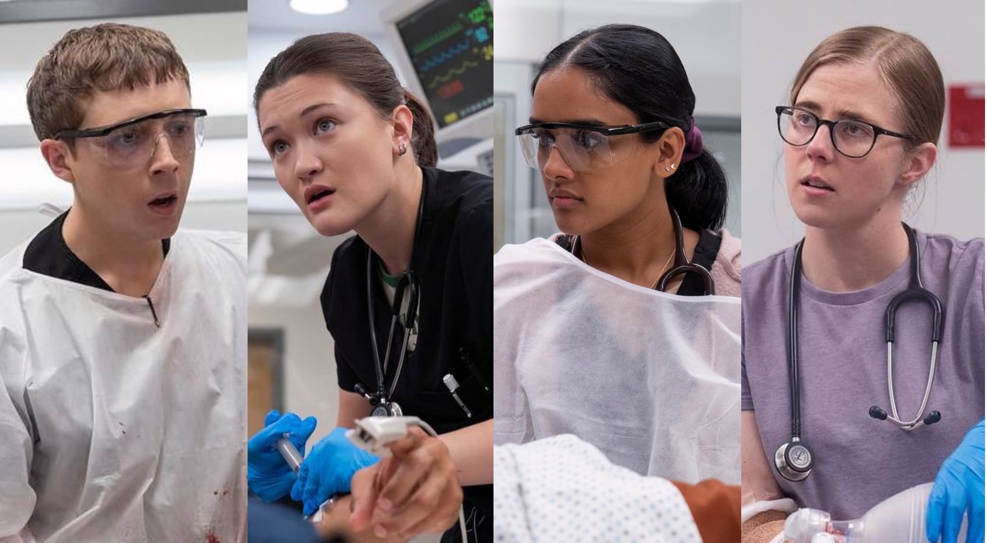 'The Pitt,' Gerran Howell, Isa Briones, Shabana Azeez, Taylor Dearden
