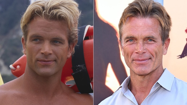 David Chokachi on "Baywatch" (left) and in 2024 (right)