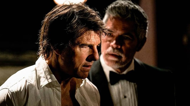Gabriel confronting Ethan in Mission: Impossible - The Final Reckoning (2025)