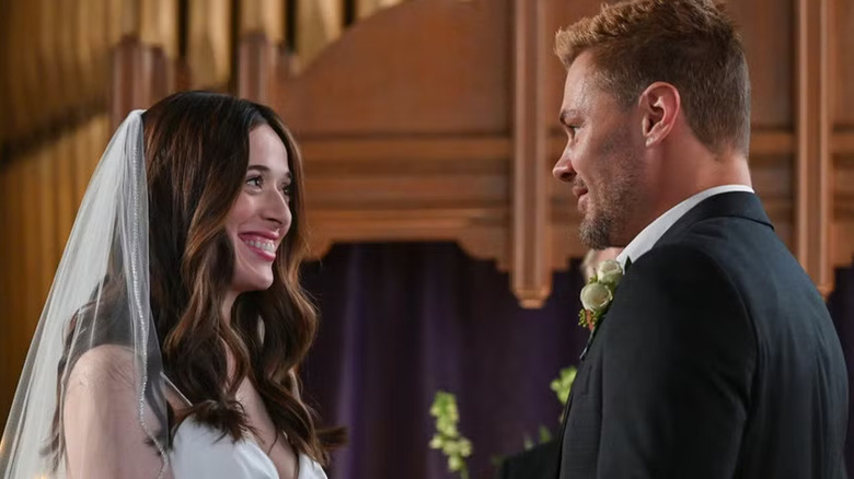 Burzek trading vows in"Chicago P.D." (2025)