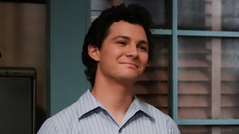 Georgie smiling in "Georgie and Mandy's First Marriage" (2025)