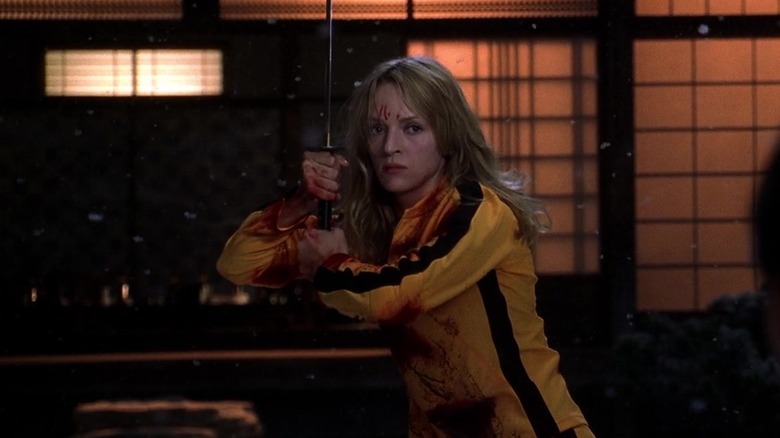 The Bride getting ready to fight O-Ren in Kill Bill: Vol 1 (2003)