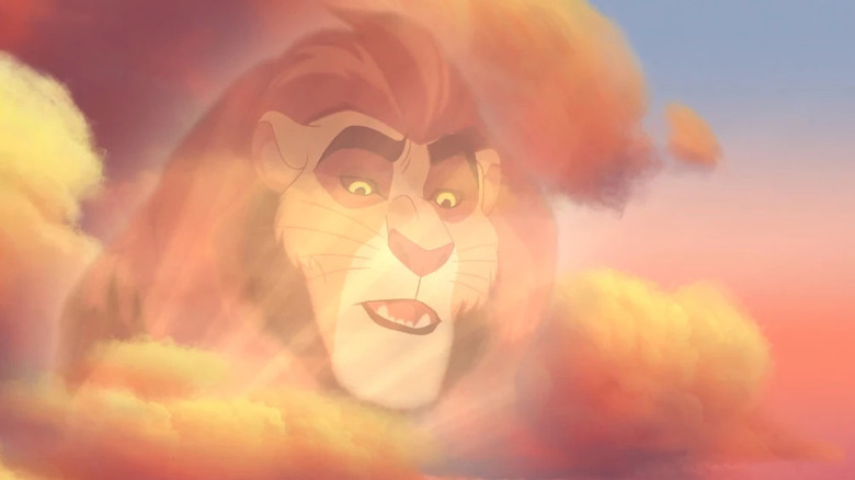The spirit of Askari appearing in the sky in "The Lion Guard."