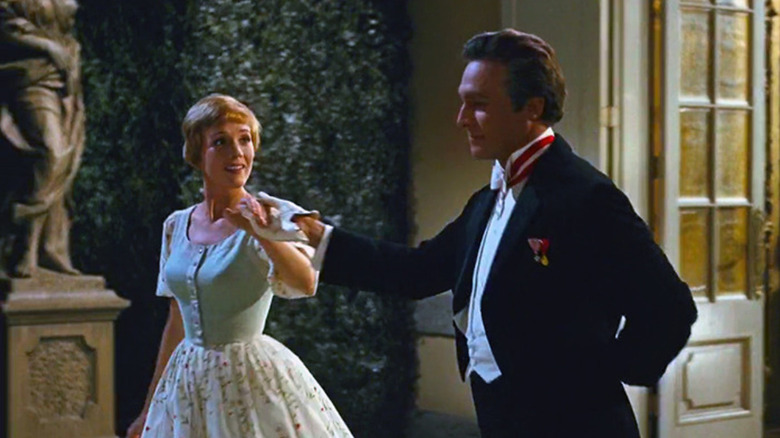 Maria and Georg dancing together in The Sound of Music