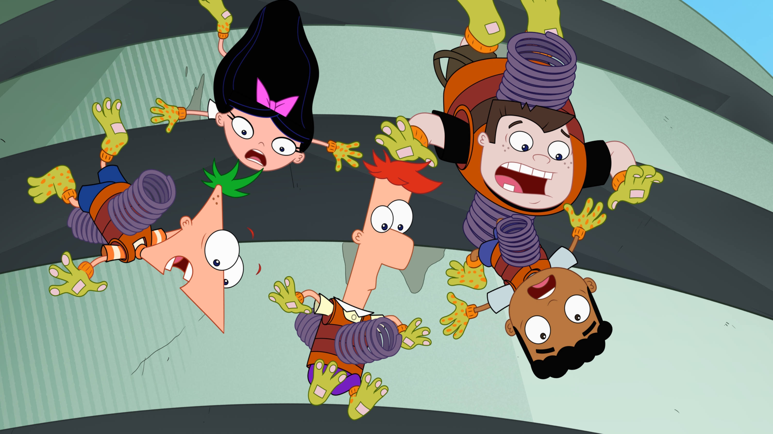 PHINEAS & FERB - ÒLicense to BustÓ (Disney) PHINEAS, ISABELLA, FERB, BUFORD, BALJEET