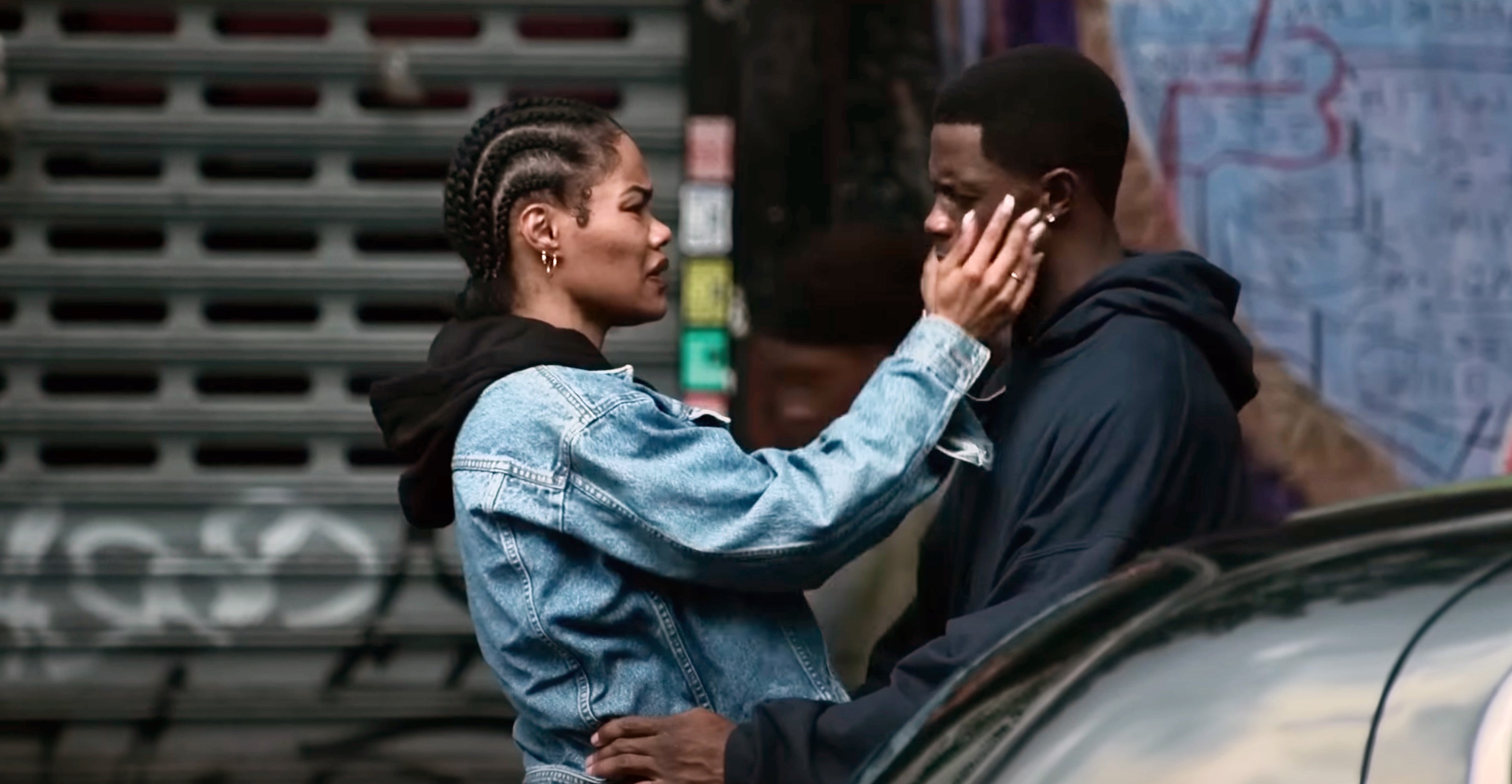 A THOUSAND AND ONE, from left: Teyana Taylor, Josiah Cross, 2023. © Focus Features /Courtesy Everett Collection