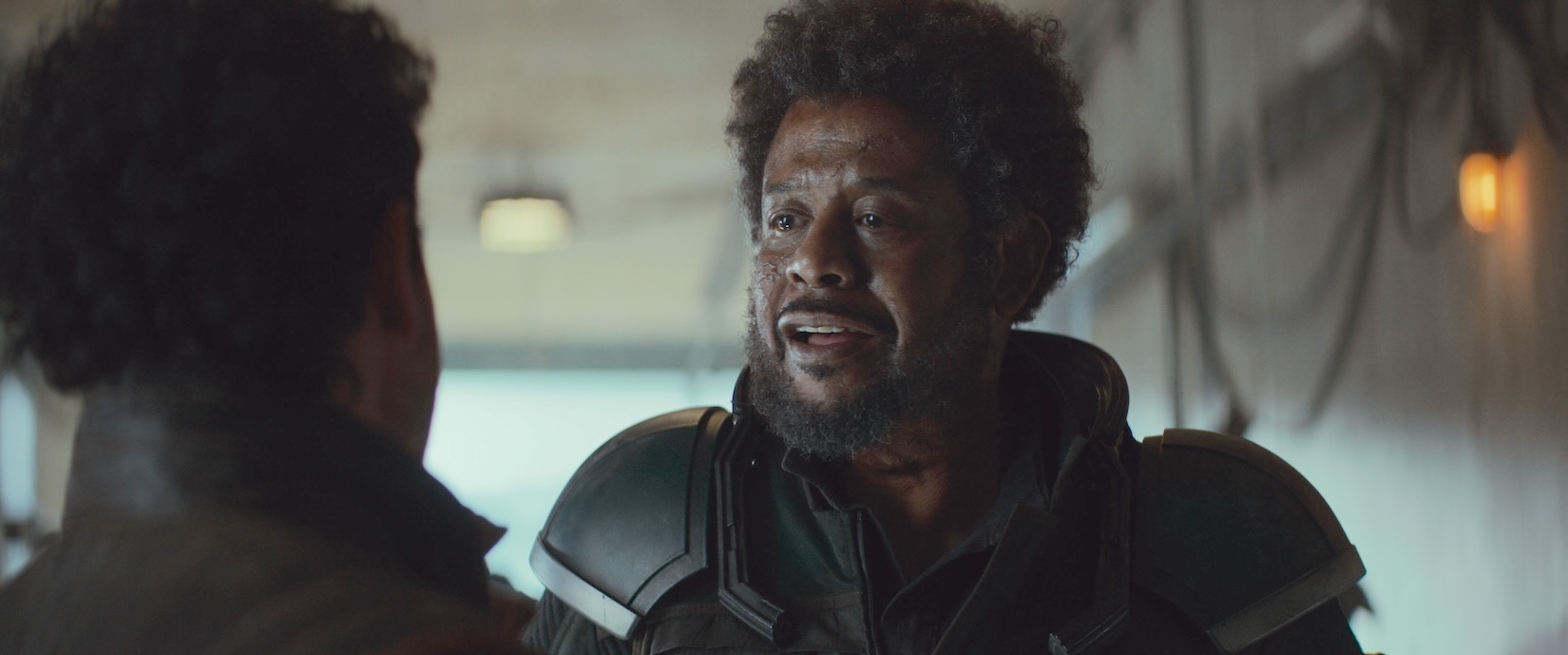 Wilmon Paak (Muhanned Bhaier) and Saw Gererra (Forest Whitaker) in 'ANDOR; Season 2