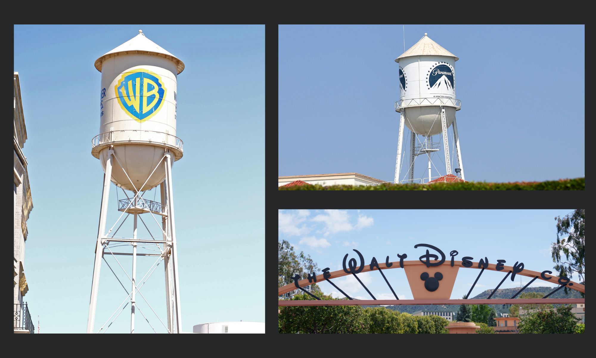 Warner Bros. Studios/Paramount Studios/Walt Disney Studios