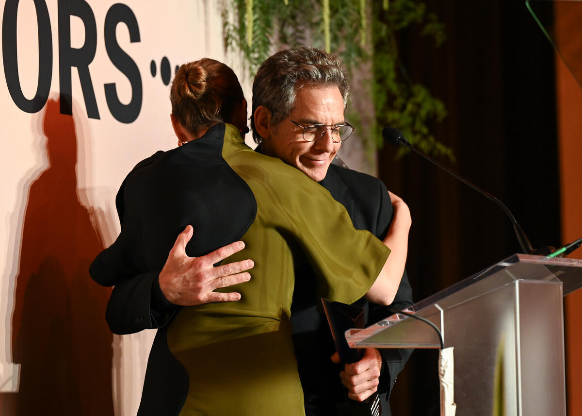 Jessica Lee Gagné, Ben Stiller at IndieWire Honors Television 2025 held at NeueHouse Hollywood on June 05, 2025 in Los Angeles, California.
