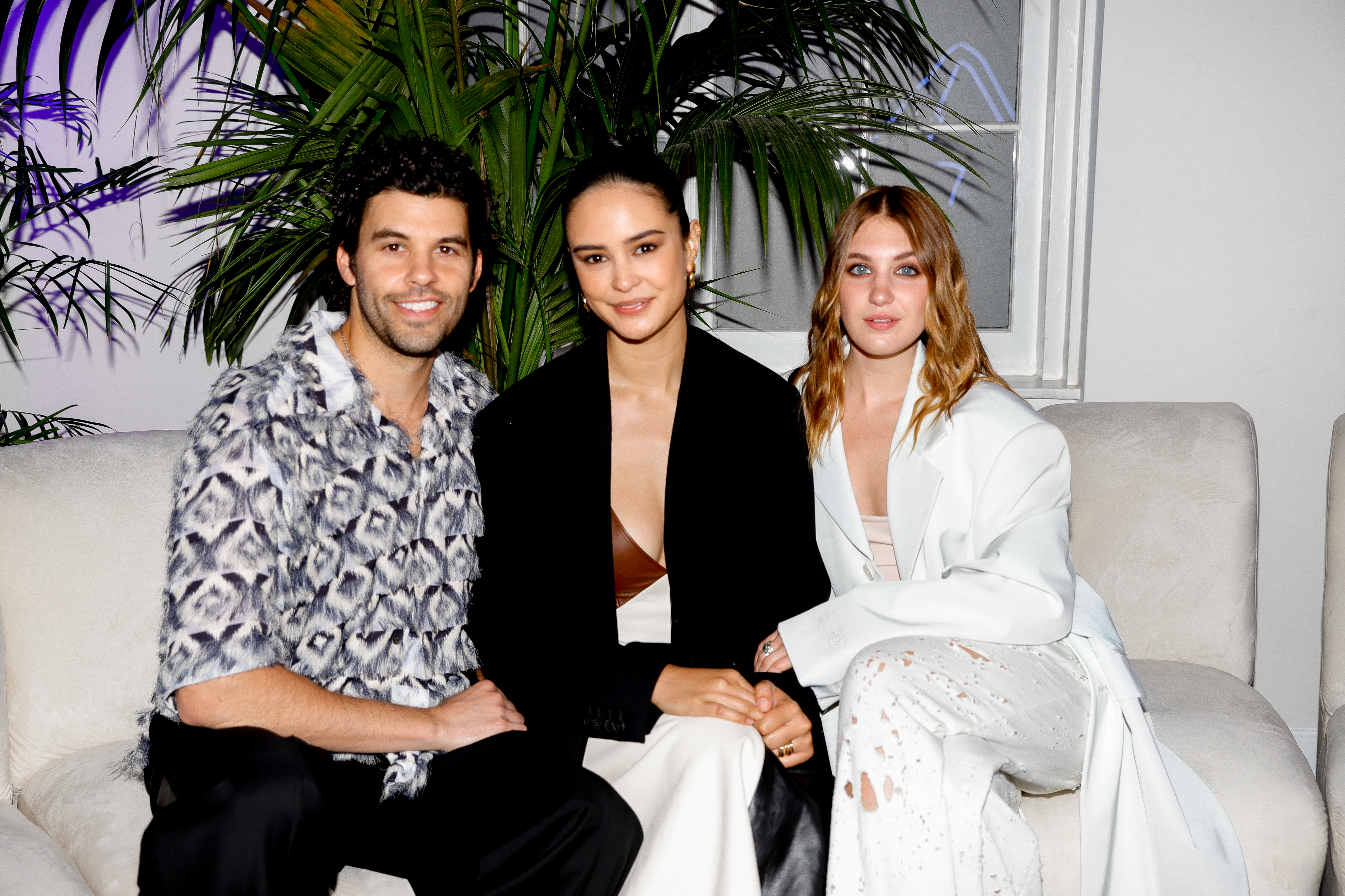 Steven Krueger, Courtney Eaton and Sophie Nélisse at the FYC event for season 2 of "Yellowjackets" held at Hollywood Athletic Club on May 20, 2023 in Los Angeles, California. (Photo by River Callaway/Variety via Getty Images)