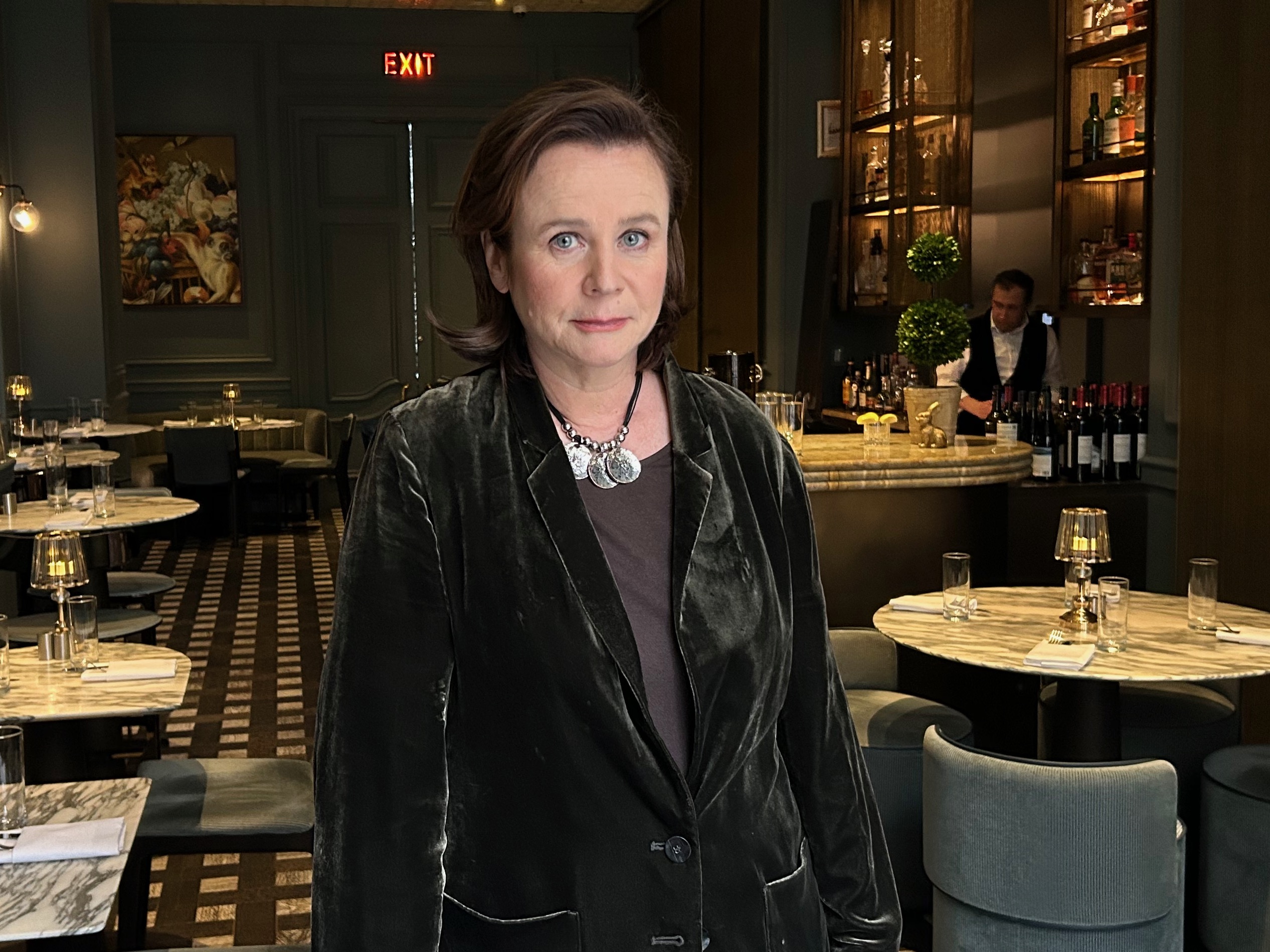 Emily Watson at the Park Lane Hotel in New York.