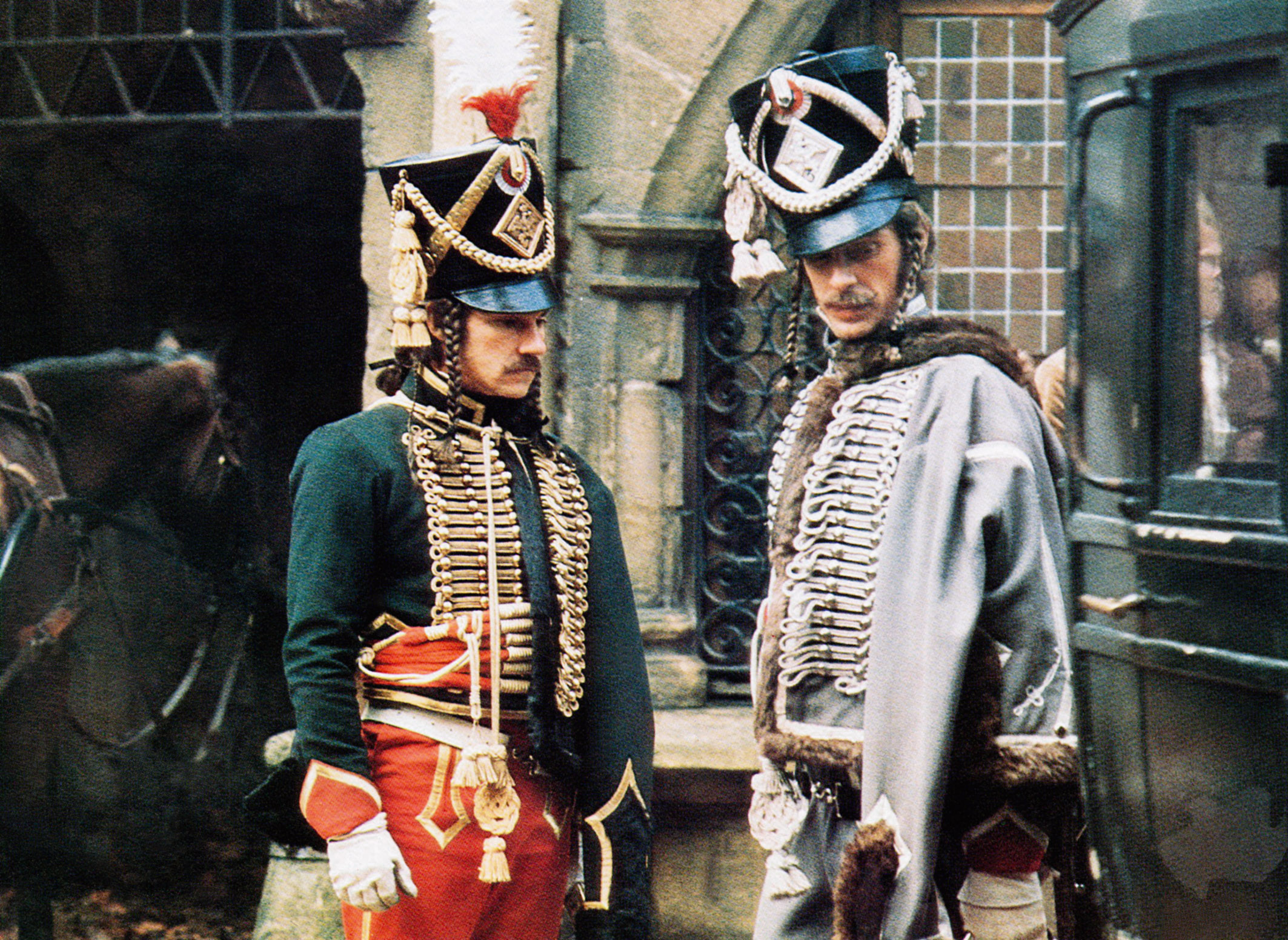 THE DUELLISTS, from left: Harvey Keitel, Keith Carradine, 1977