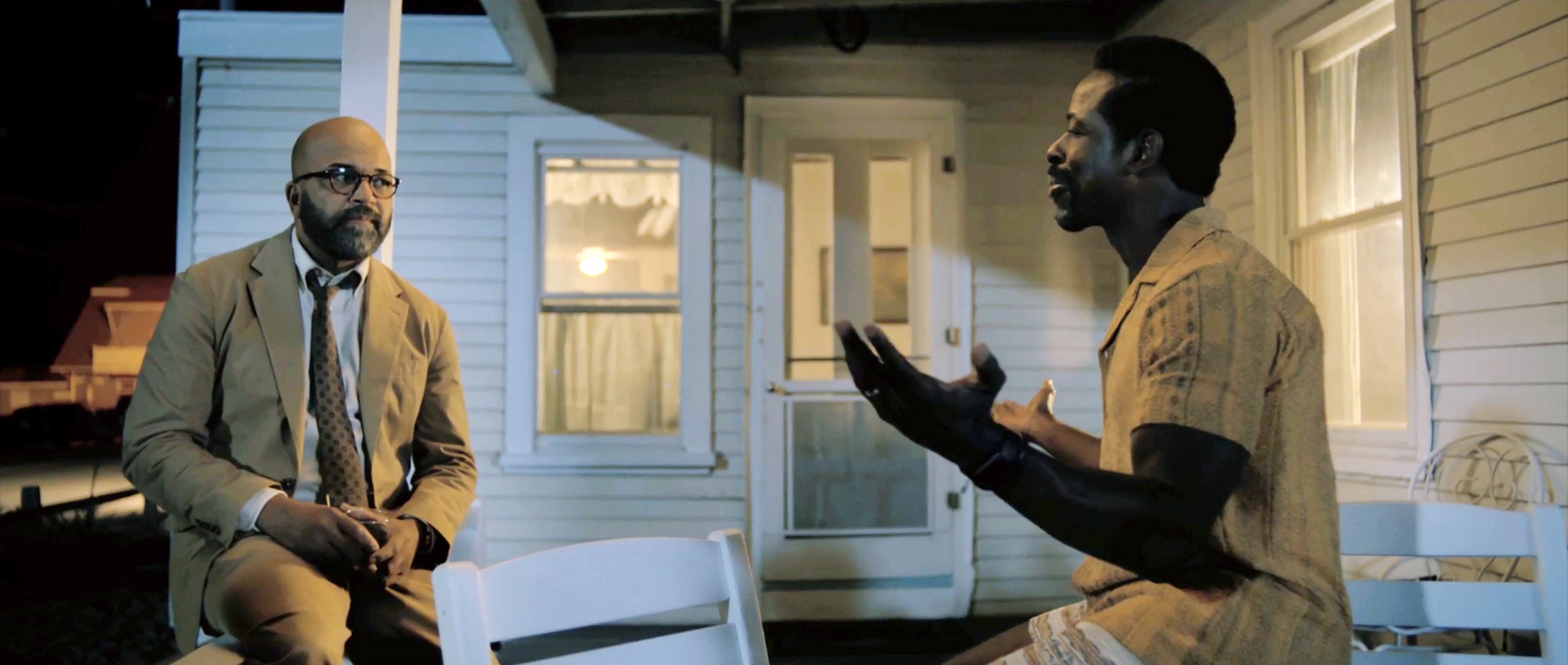 AMERICAN FICTION, from left: Jeffrey Wright, Sterling K. Brown, 2023. © MGM / Courtesy Everett Collection