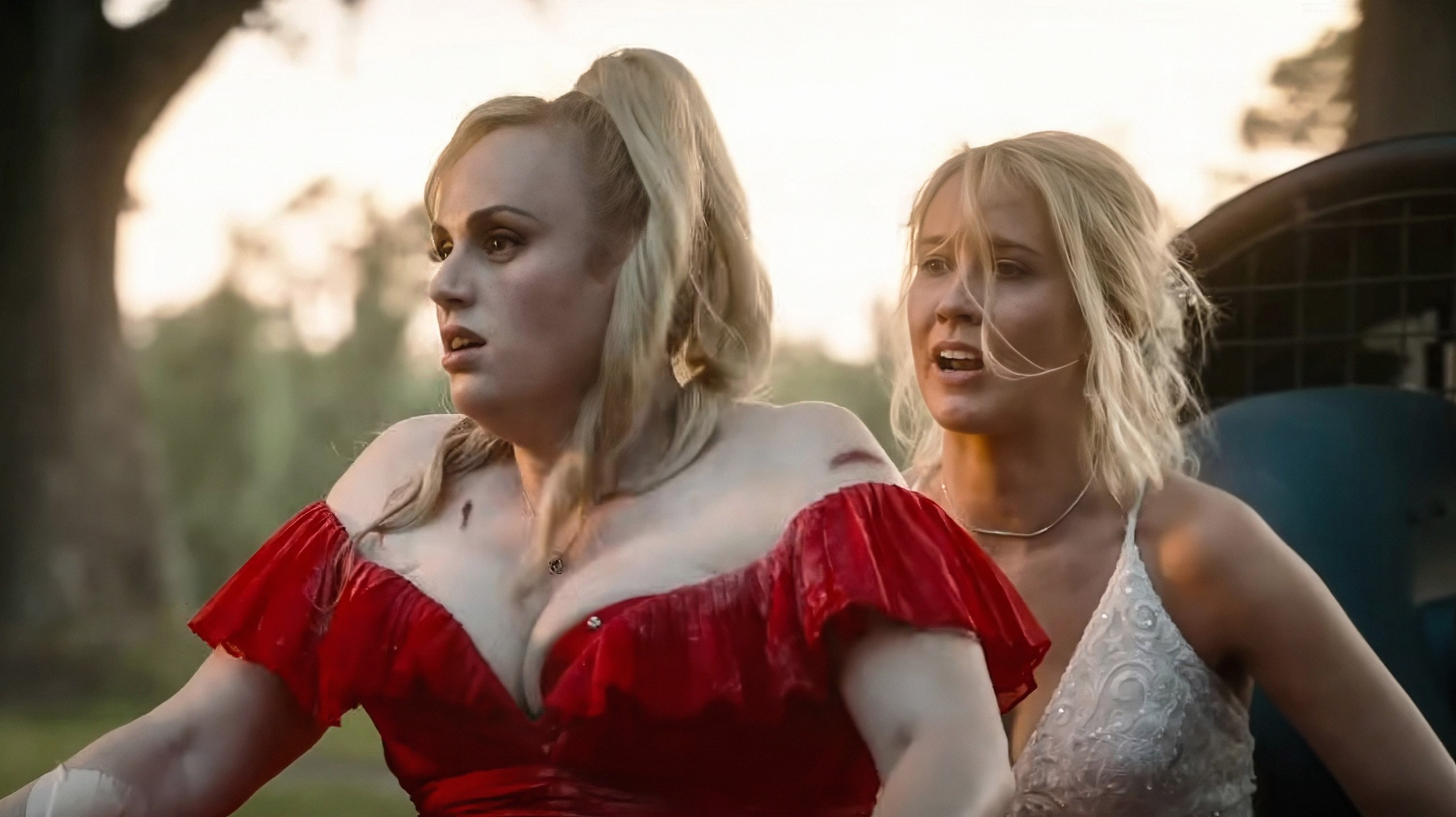 (Left to right): Rebel Wilson and Anna Camp in 'Bride Hard'