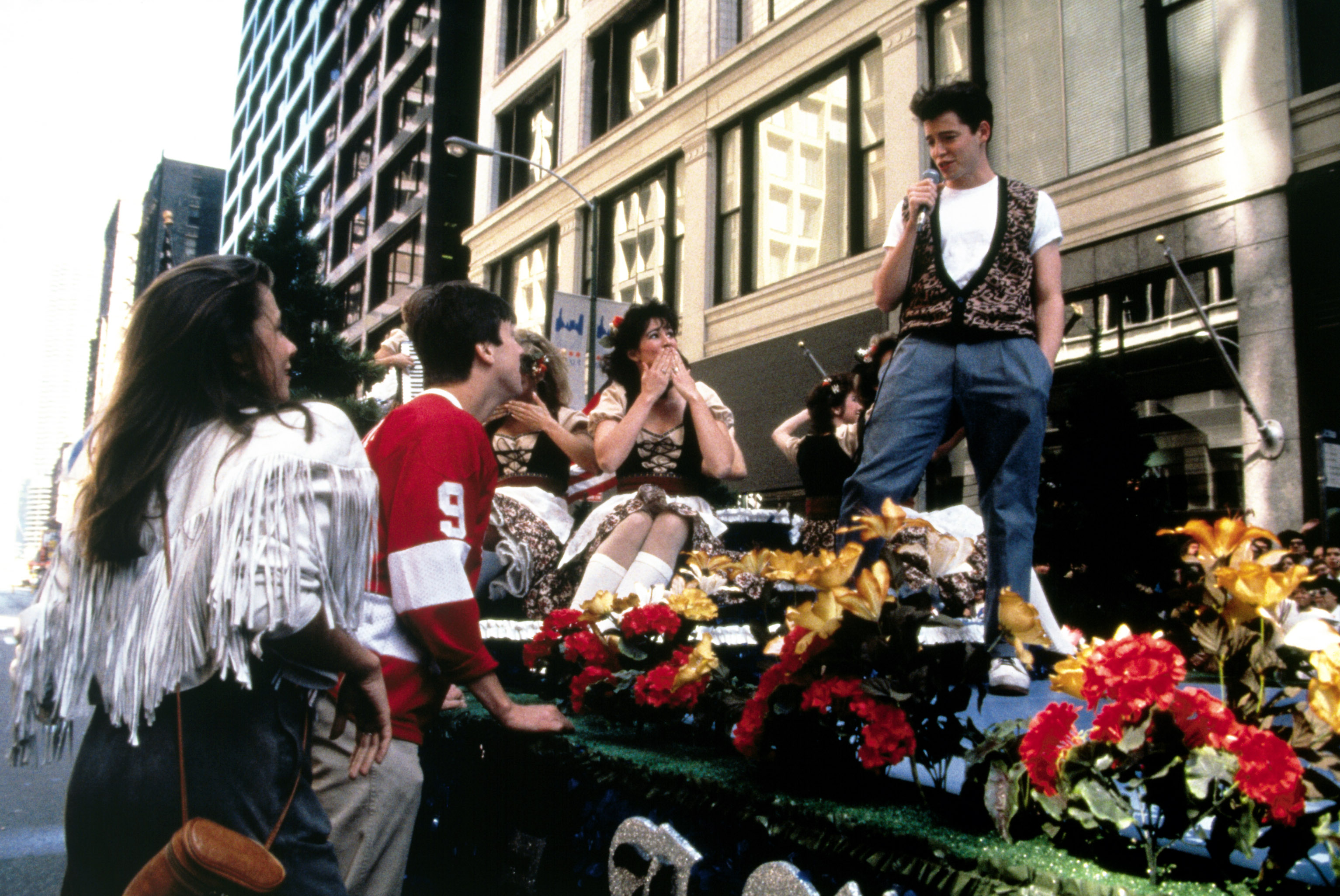 Mia Sara, Alan Ruck, Matthew Broderick in "Ferris Bueller's Day Off"