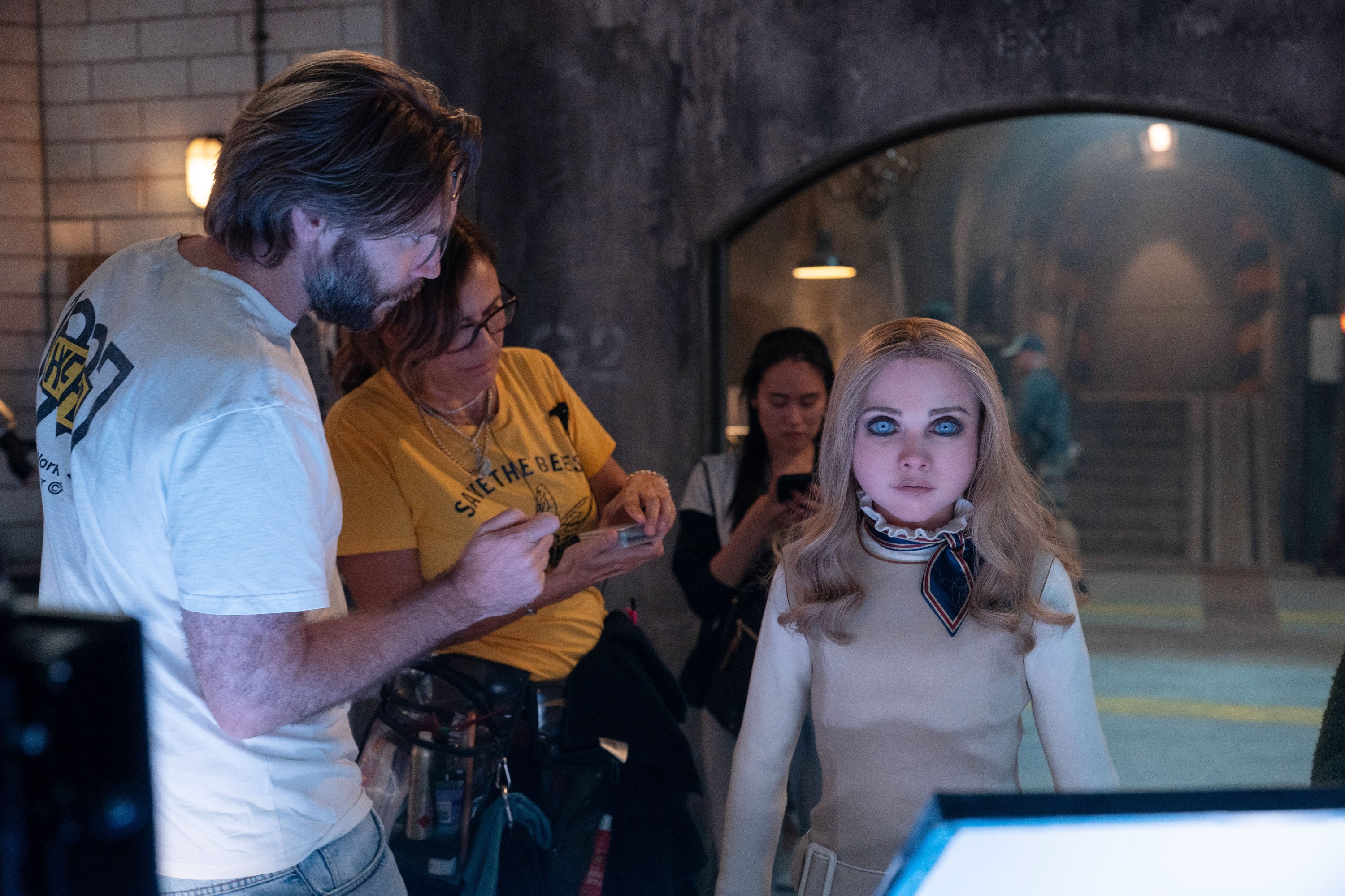 M3GAN 2.0, left: director Gerard Johnstone, on set, 2025. ph: Kristy Griffin / © Universal Pictures / Courtesy Everett Collection