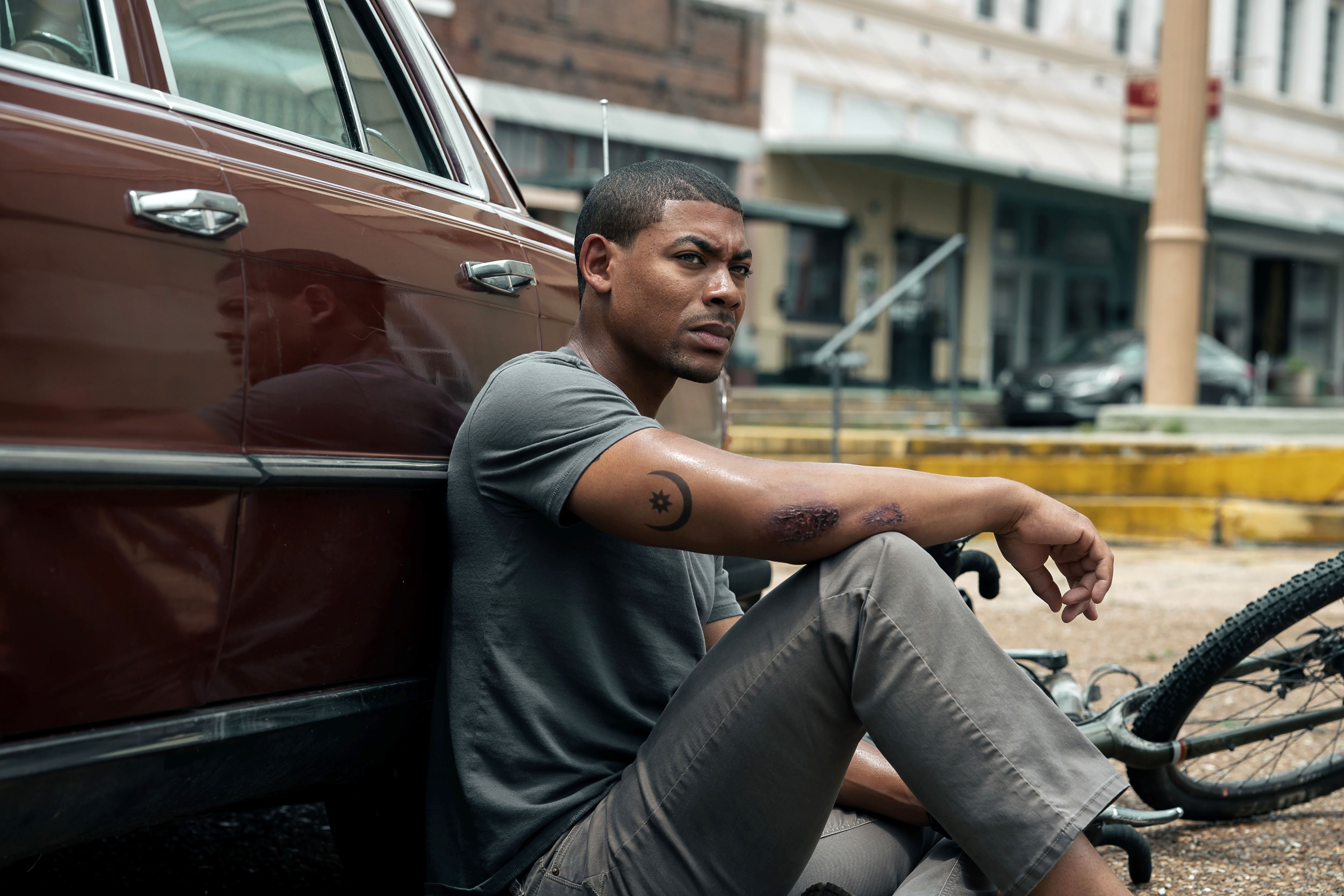 REBEL RIDGE, Aaron Pierre, 2024. ph: Allyson Riggs / © Netflix / Courtesy Everett Collection