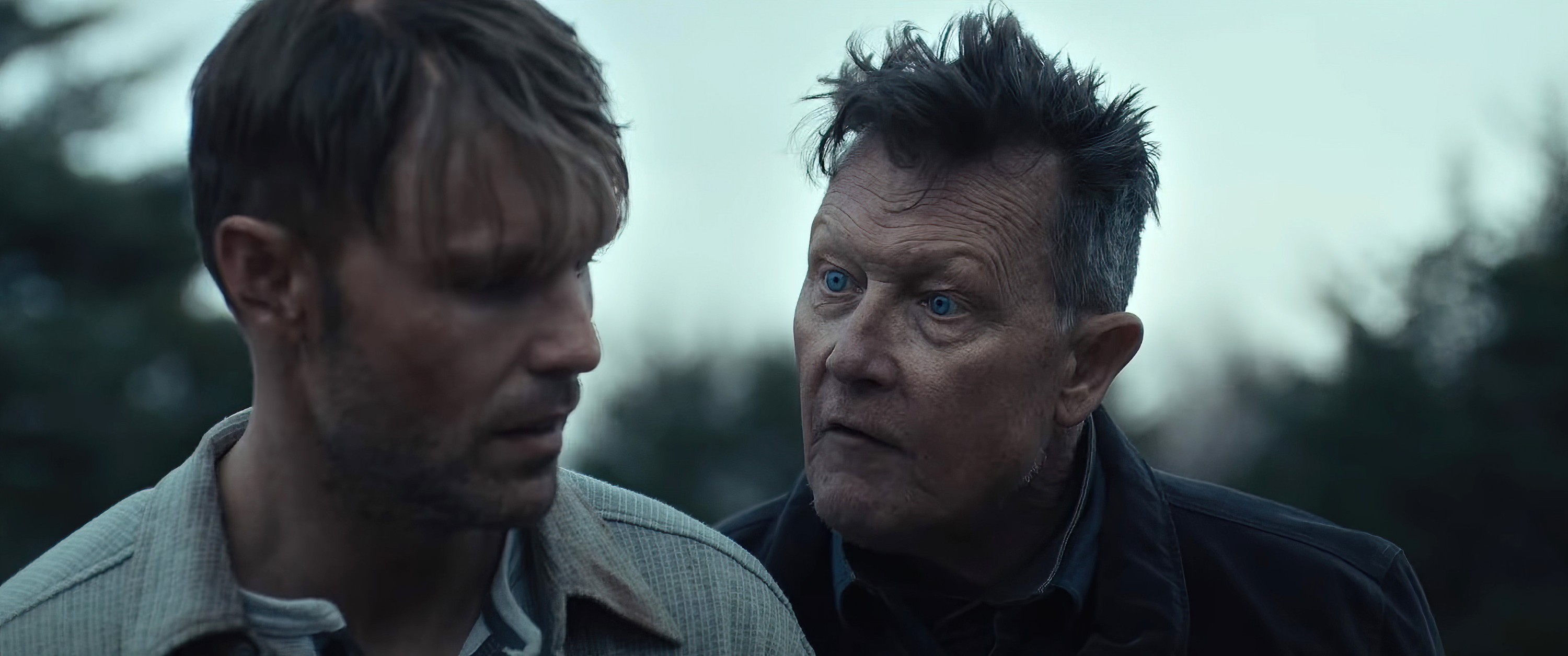 WHAT JOSIAH SAW, from left: Scott Haze, Robert Patrick, 2021. © Shudder / courtesy Everett Collection
