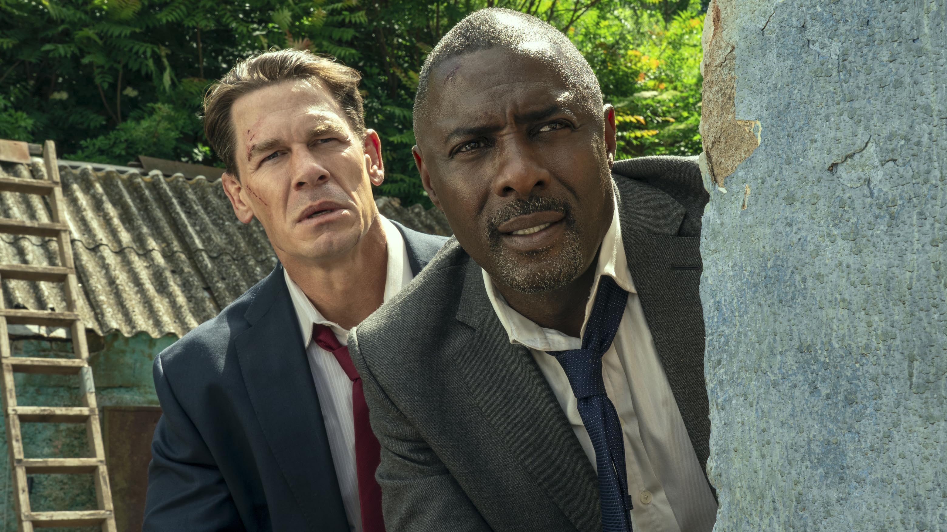 John Cena and Idris Elba in Heads of State