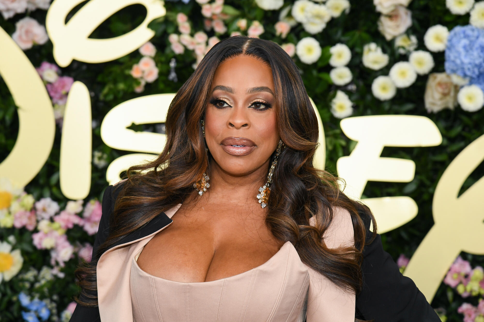 Niecy Nash Betts at the Disney 2025 Upfront Red Carpet held at North Javits Center on May 13, 2025 in New York, New York.