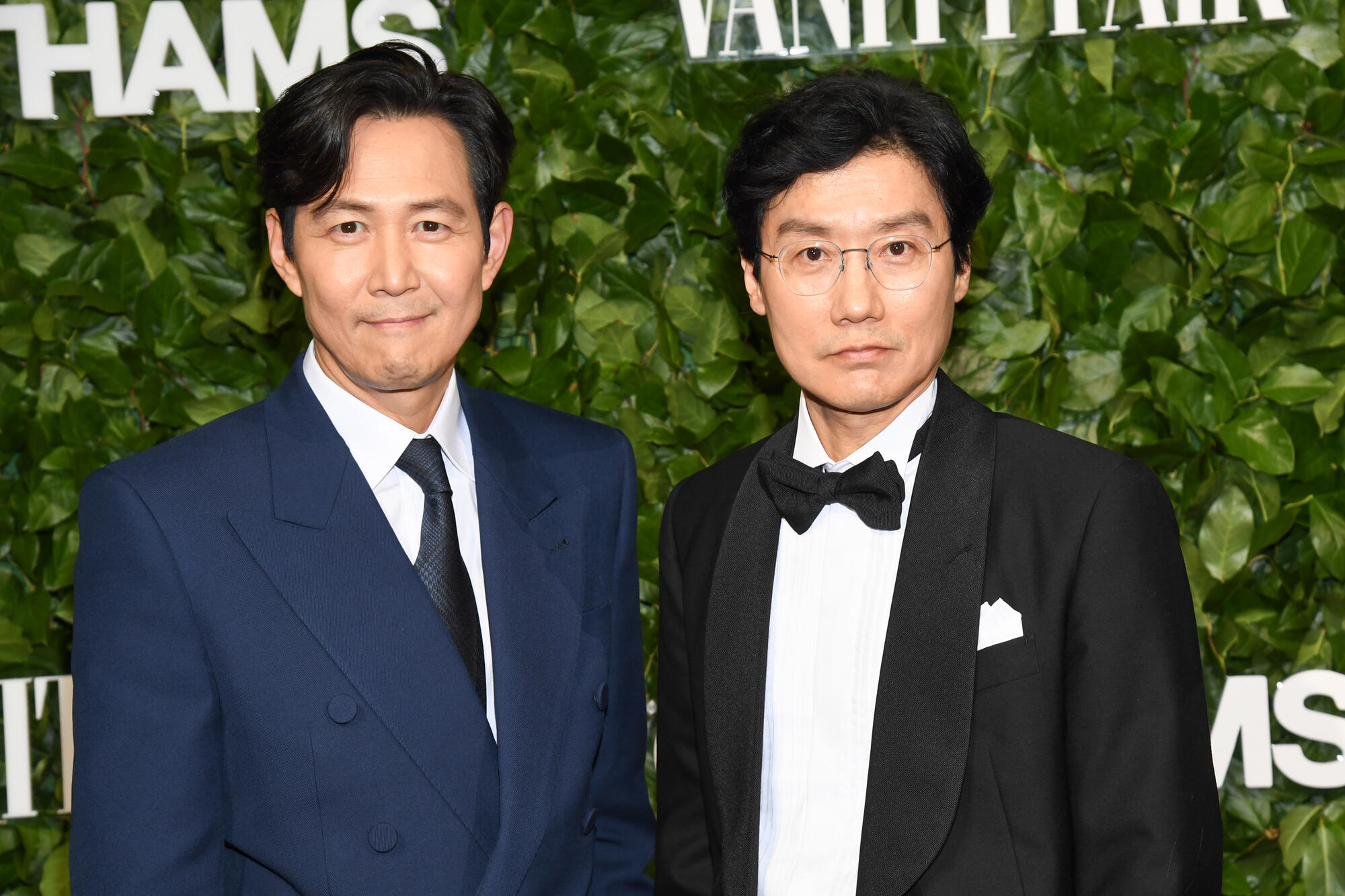 Lee Jung-jae and Hwang Dong-hyuk at the 2025 Gotham Television Awards on June 2, 2025 in New York, New York.