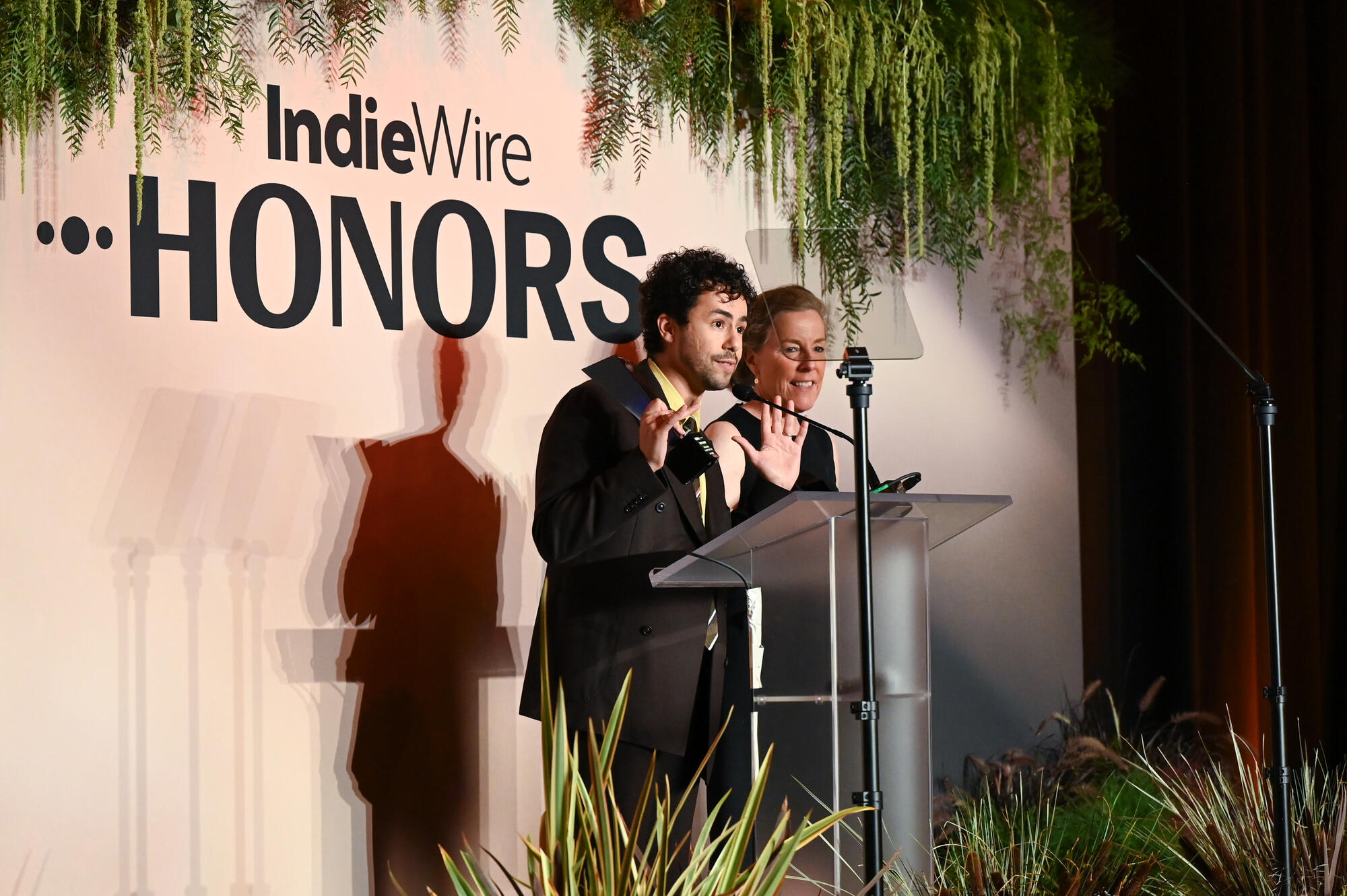 Ramy Youssef, Pam Brady at IndieWire Honors Television 2025 held at NeueHouse Hollywood on June 05, 2025 in Los Angeles, California.