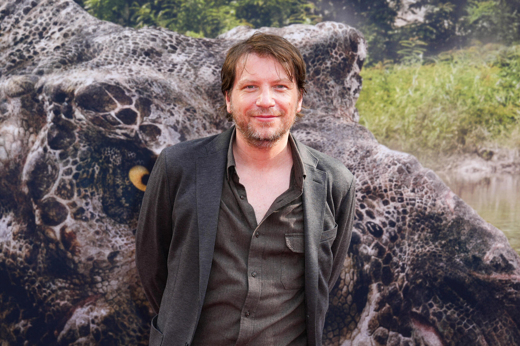 Gareth Edwards at the "Jurassic World Rebirth" New York premiere held at Hearst Plaza at Lincoln Center on June 23, 2025 in New York, New York.