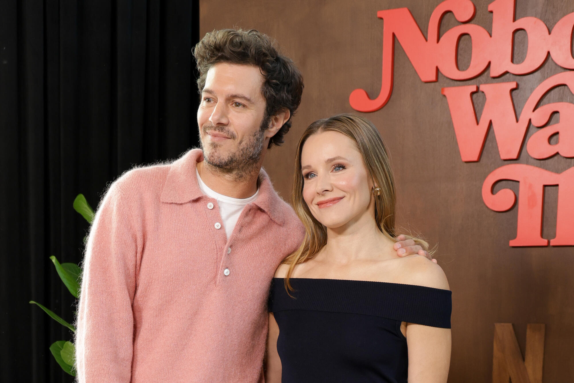 Adam Brody, Kristen Bell at the "Nobody Wants This" Photo Call at Tudum Theater on November 10, 2024 in Los Angeles, California.