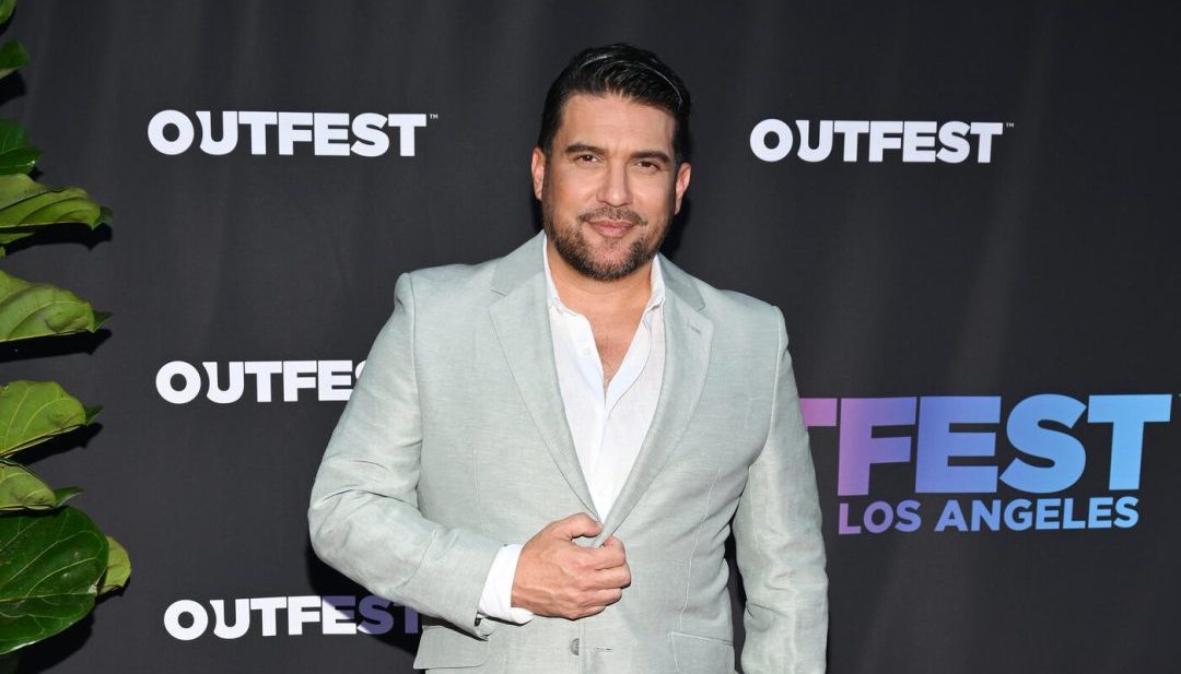 Big Bear Film Festival CEO Damien Navarro on the red carpet for Outfest Los Angeles