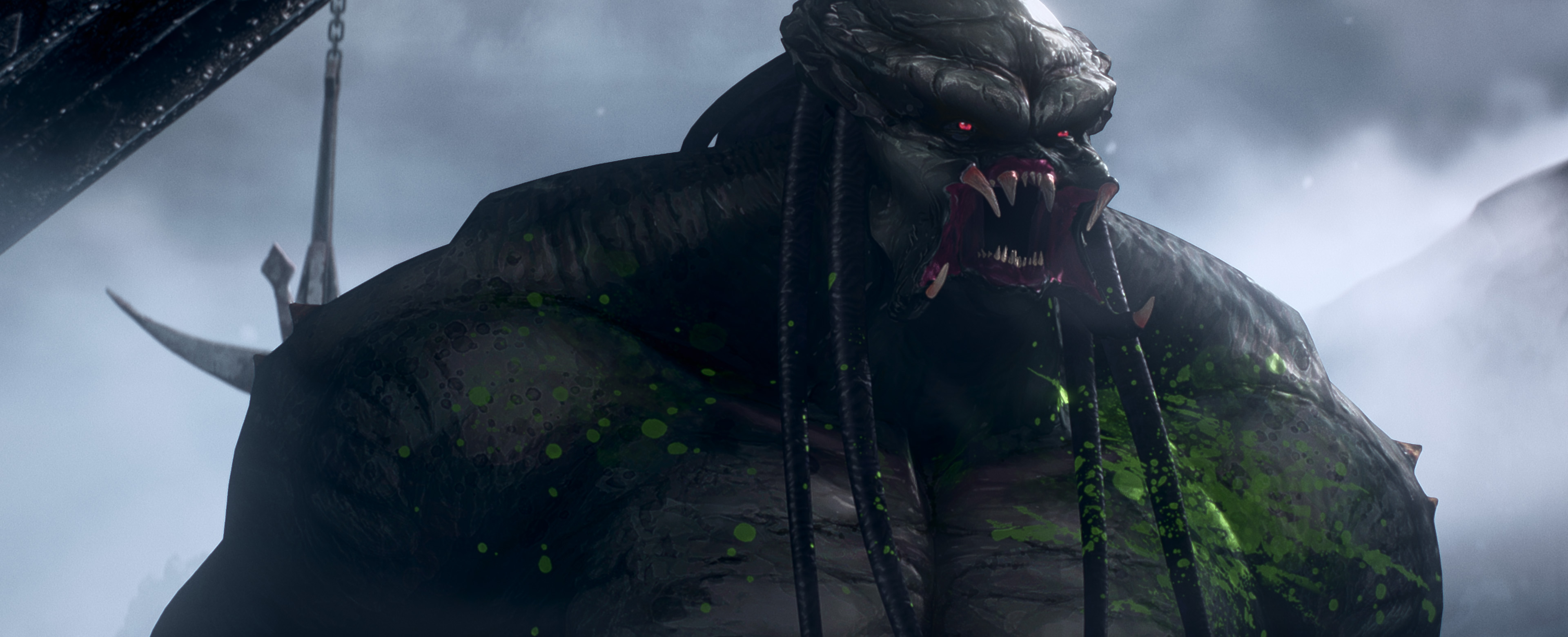 A scene still from 20th Century Studios' PREDATOR: KILLER OF KILLERS, exclusively on Hulu. Photo courtesy of 20th Century Studios. © 2025 20th Century Studios. All Rights Reserved.