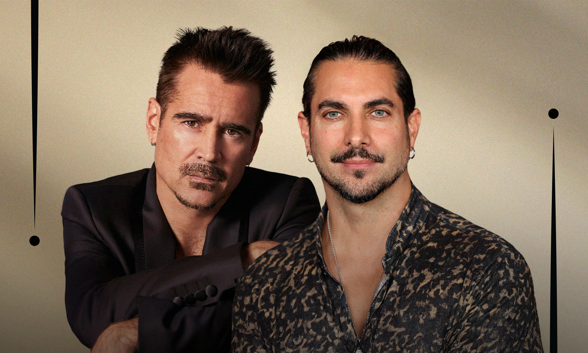Colin Farrell and Mike Marino