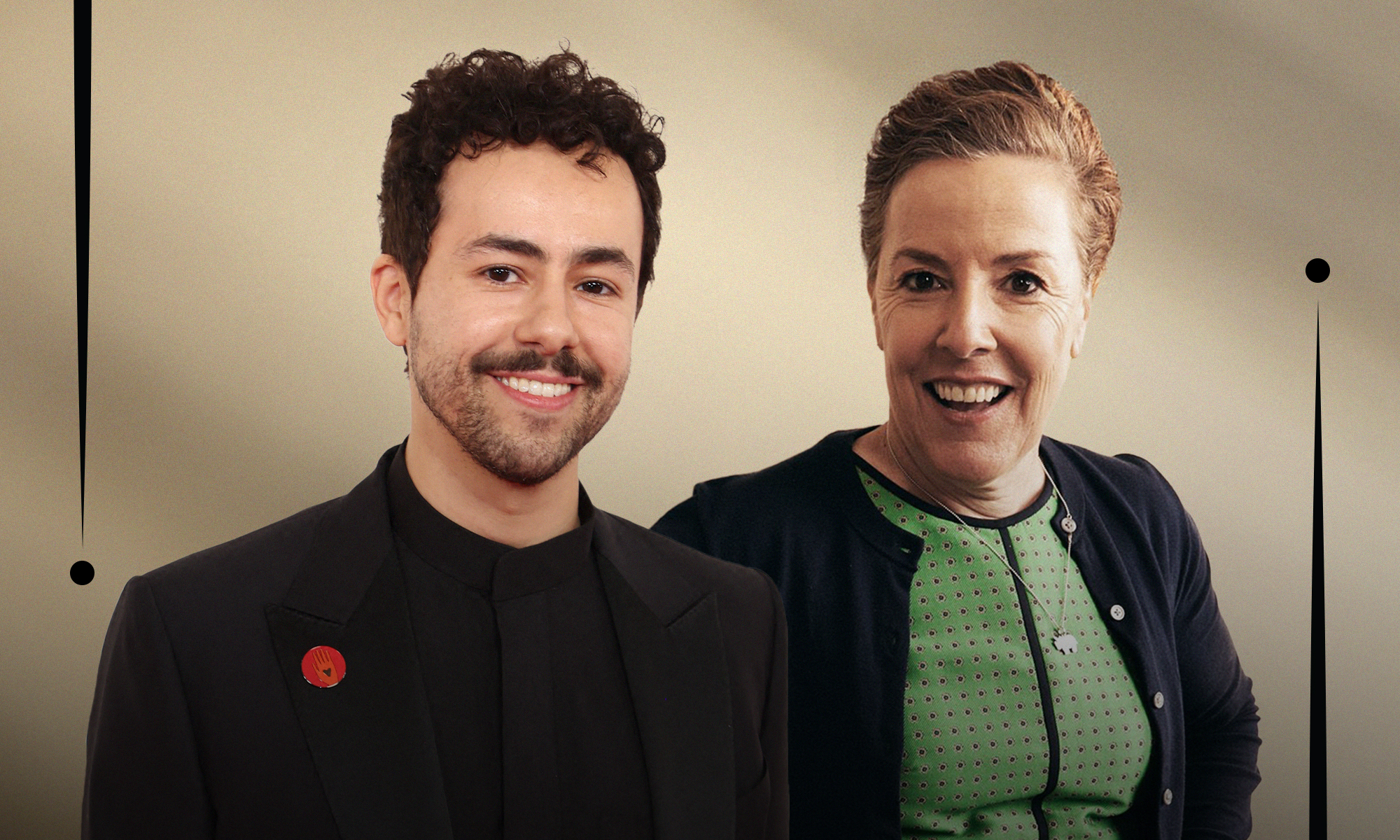 Ramy Youssef and Pam Brady