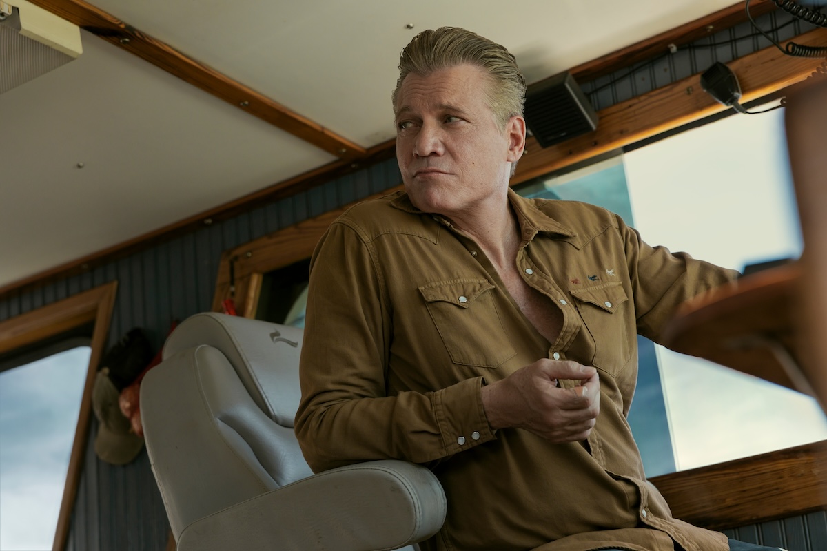 The Waterfront. Holt McCallany as Harlan Buckley in episode 102 of The Waterfront. Cr. Dana Hawley/Netflix © 2025