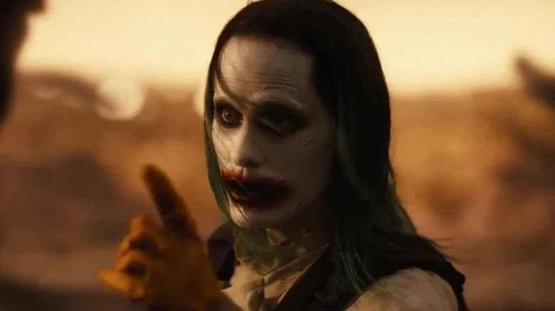 The Joker confronts Batman in the Knightmare future in "Zack Snyder's Justice League" (2021)