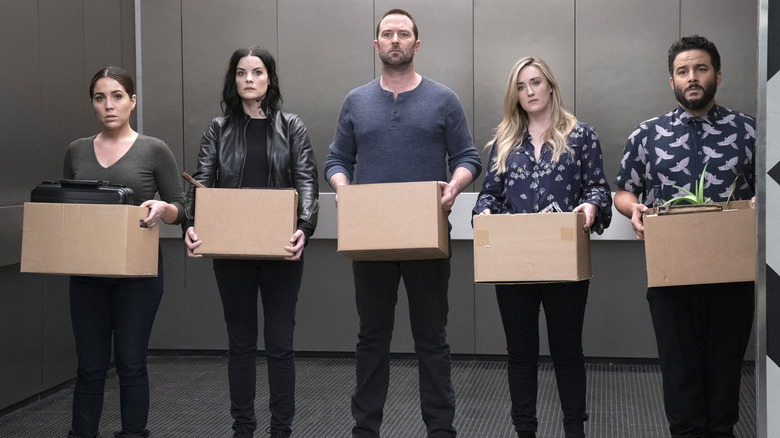 The "Blindspot" team moving their things