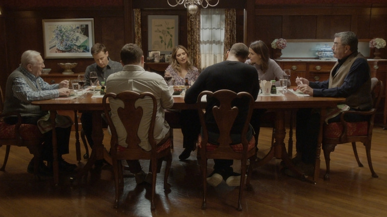 The Reagan family at dinner in "Blue Bloods"