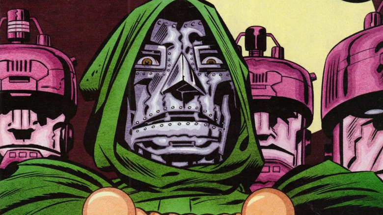 Doctor Doom with Servo Guard robots behind him
