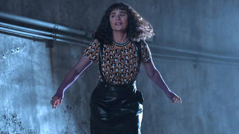 Jane standing on train tracks in "Doom Patrol."