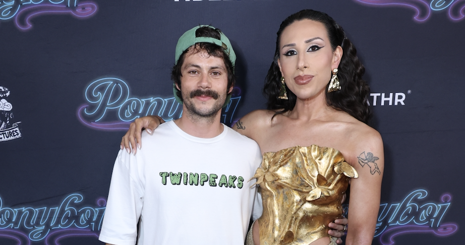 Dylan O'Brien and River Gallo attend the New York Premiere of 'Ponyboi' at AMC Empire 25 on June 24, 2025 in New York City.