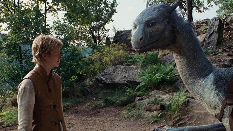 Eragon and his dragon in Eragon (2006)