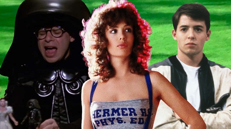 Dark Helmet in "Spaceballs," Lisa in "Weird Science," and Ferris Bueller in "Ferris Bueller's Day Off"