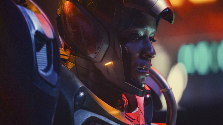 Riri Williams in Ironheart armor in "Ironheart" (2025)