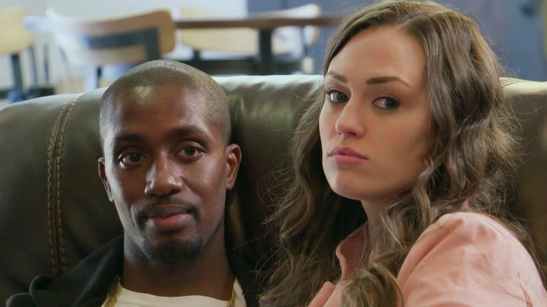Daonte and Lindsey canoodle in "Love after Lockup"