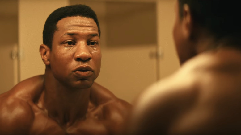 Killian Maddox looks in the mirror in "Magazine Dreams" (2023)